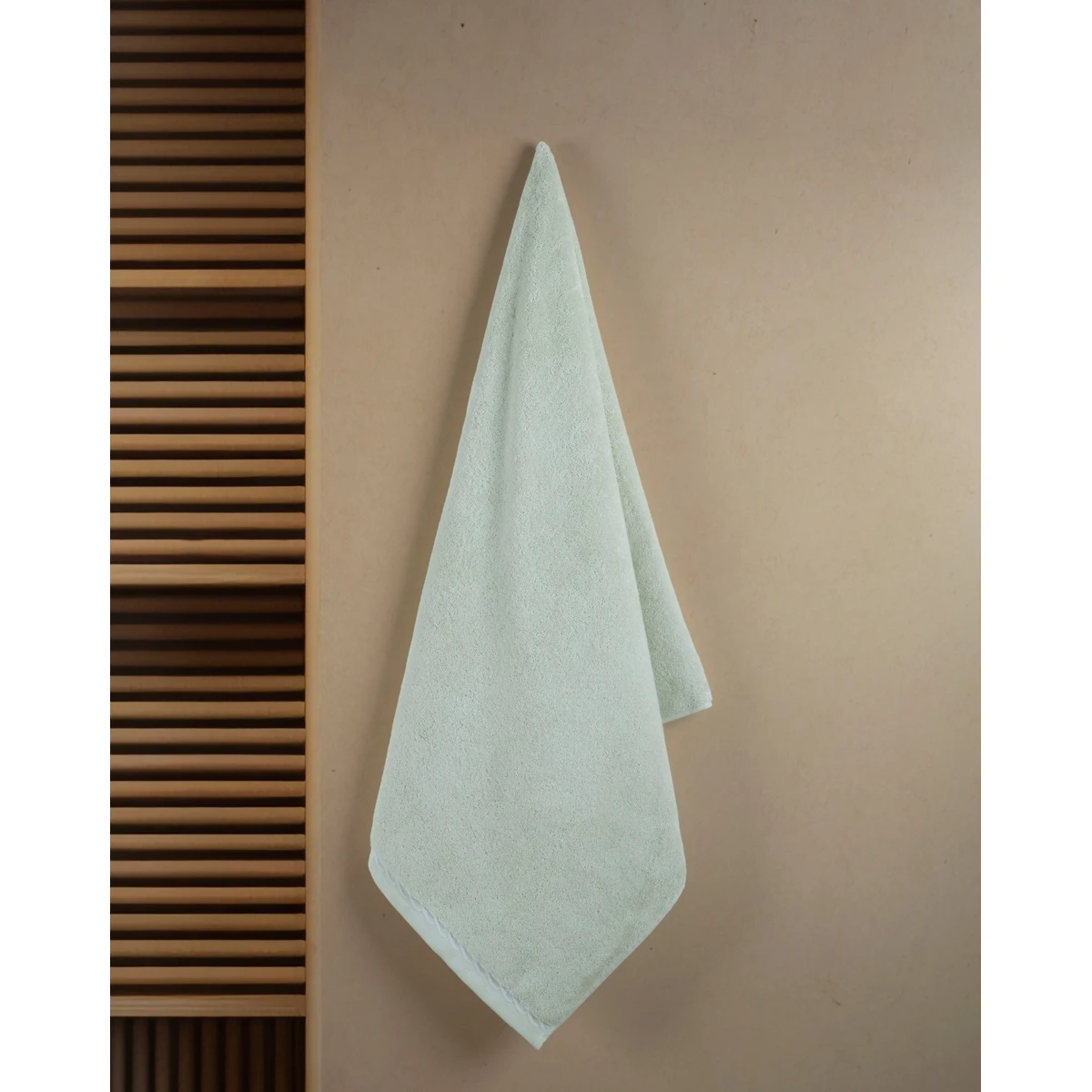 Manamo Bland Bath Towel Cotton Sage Luxury 75x150 cm
