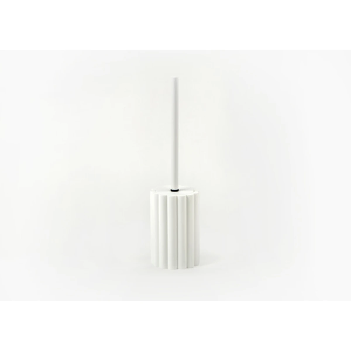 Manamo Tria Toilet Brush  Polyresin Ecru  10.5x10.5x15.6 cm