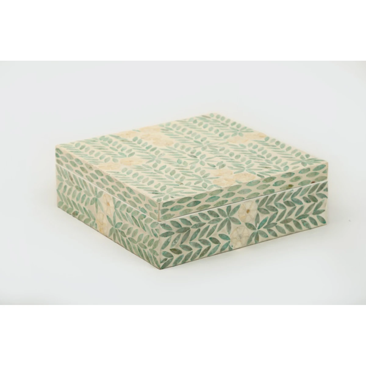 Manamo Madelyn Box MDF / Pearl Green 33x33x11 cm