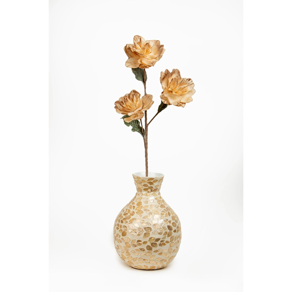 Manamo Azalea Artificial Flower  Mink  80 cm