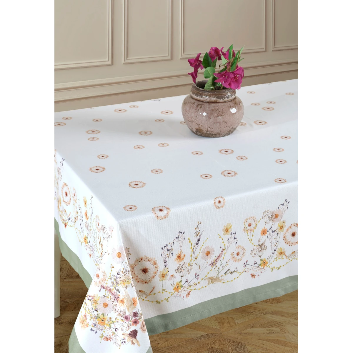 Manamo Narcis Table Cloth Digital Print Polyester  140x140 cm