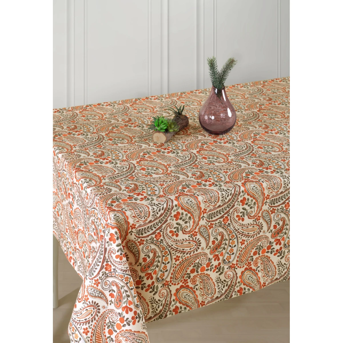 Manamo Shawl Table Cloth Digital Print Polyester  140x250 cm
