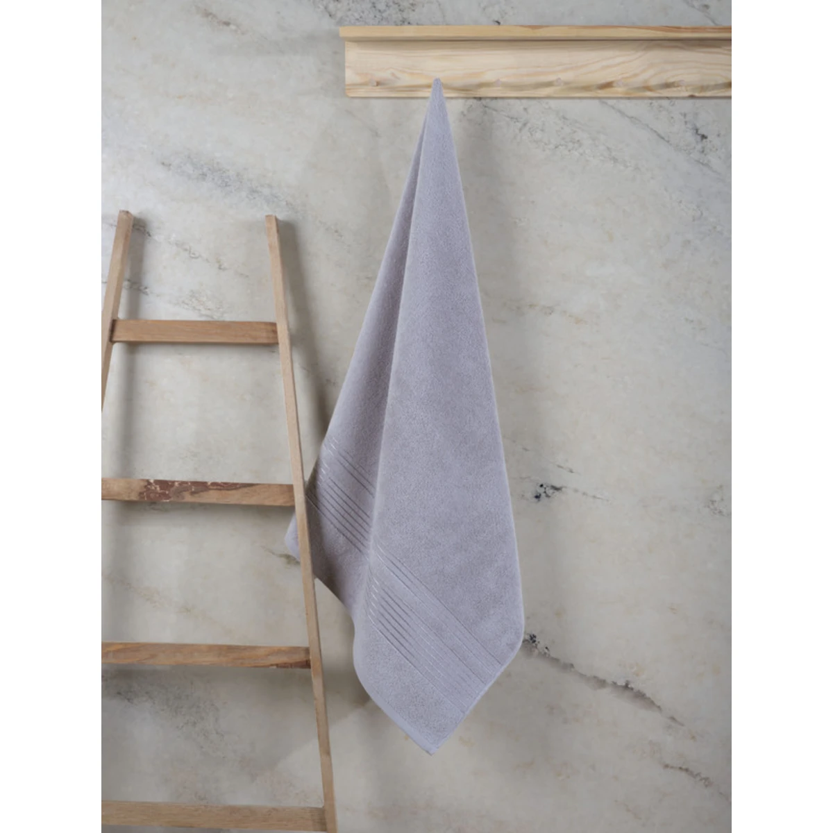 Manamo Jess Bath Towel Cotton Gray 70x140 cm