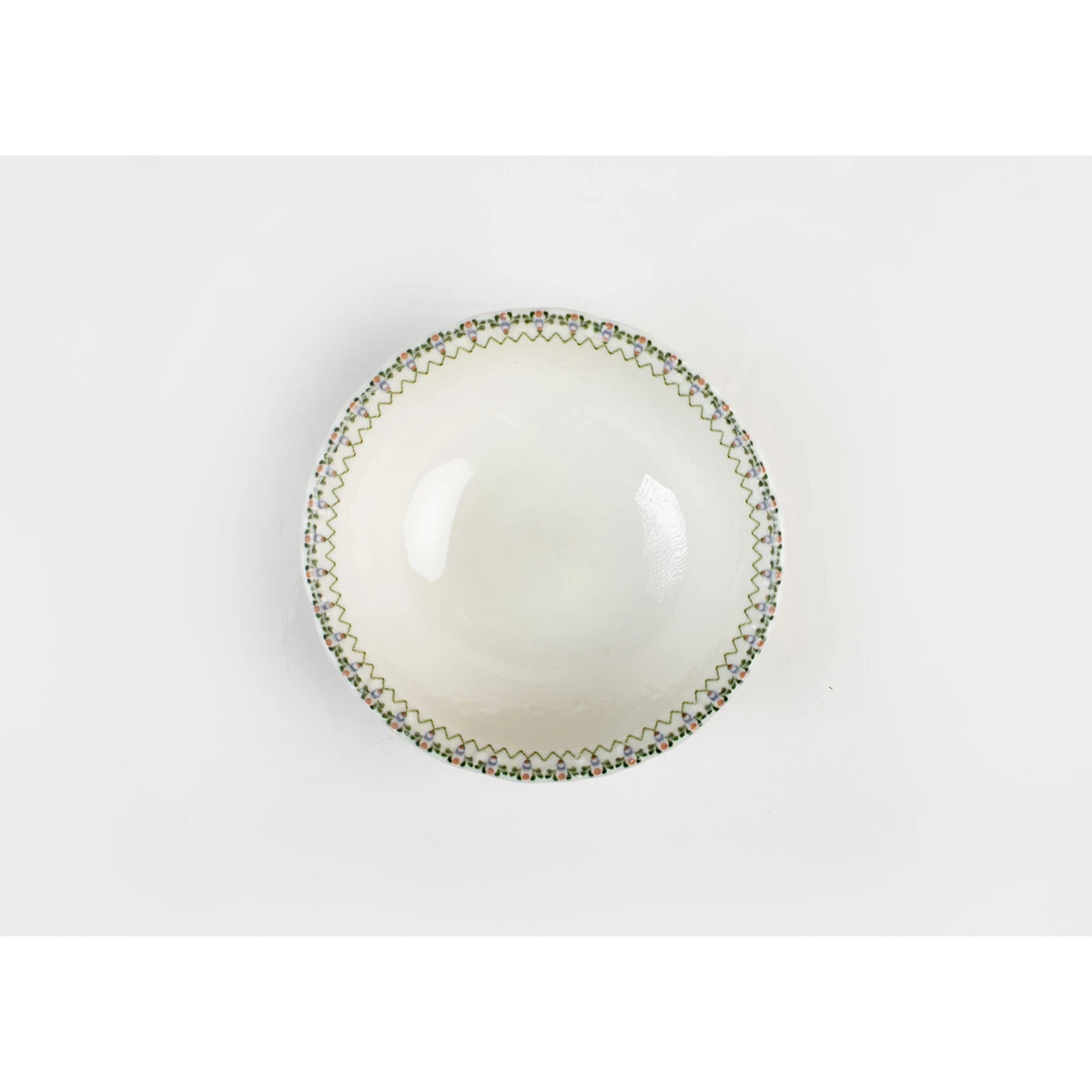 Manamo Liana Glazed Bowl Porcelain Cream  14 cm