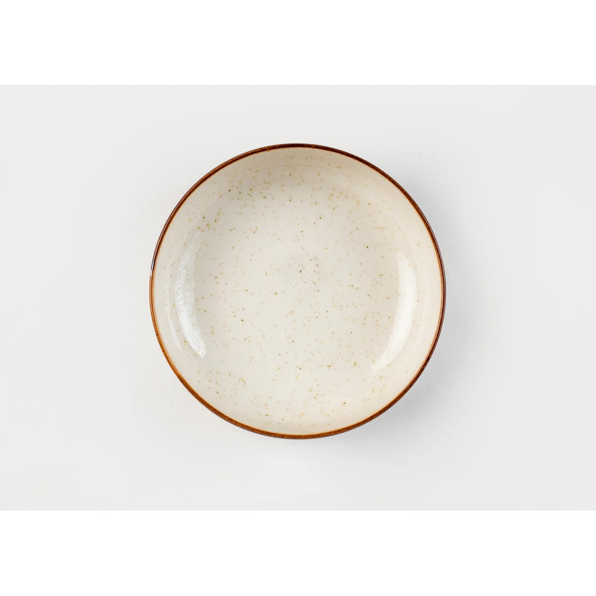 Manamo Elena Deep Plate Porcelain Beige  23 cm