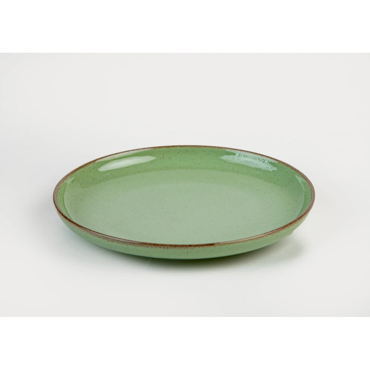 Manamo Elena Cake Plate Porcelain Green  20 cm