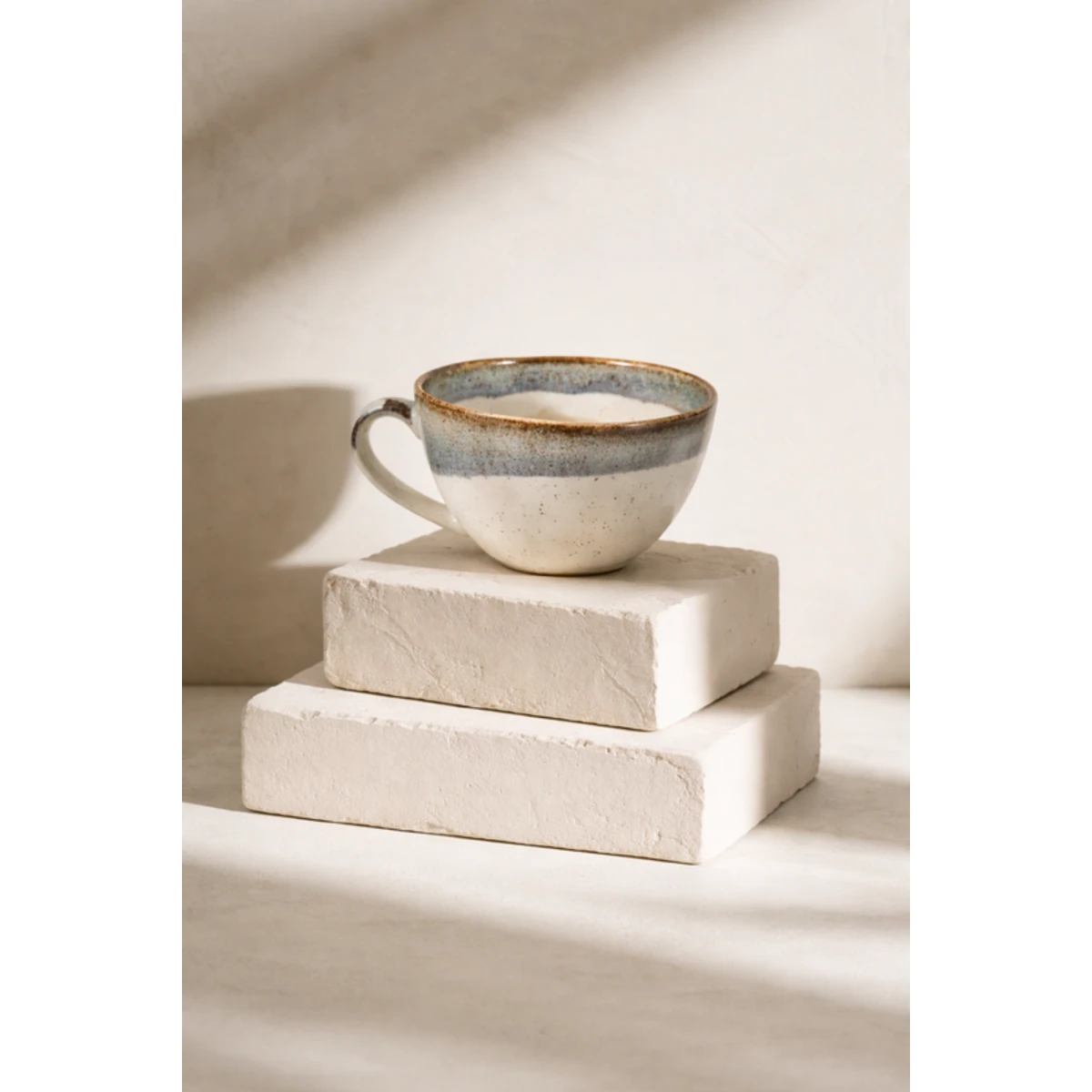 Manamo Luna Cappuccino Mug Ceramiic Indigo  290 cc