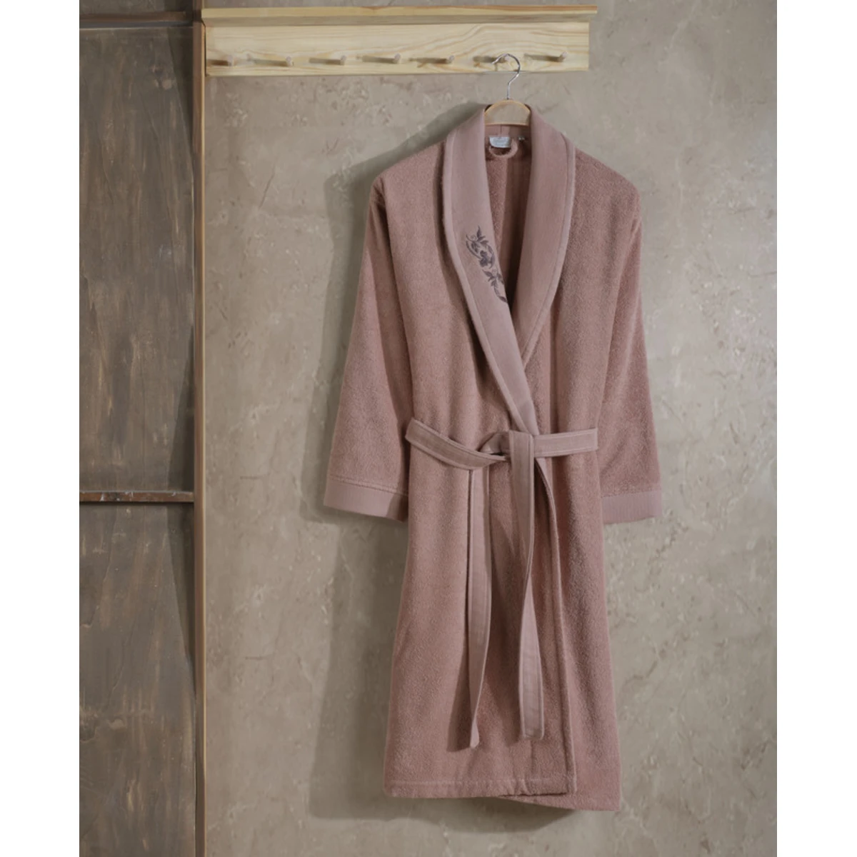Manamo Elain Bathrobe Cotton Blush S/M