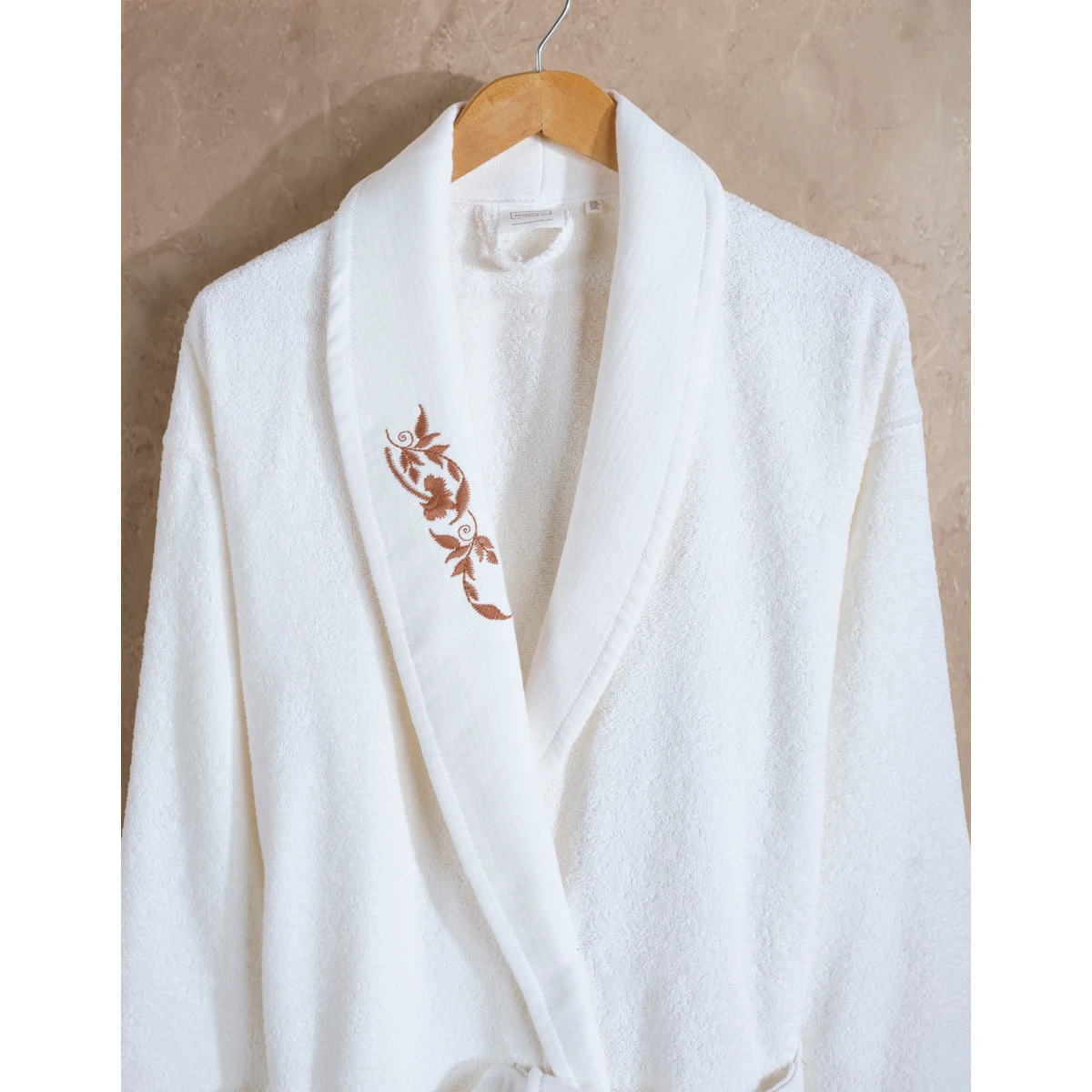 Manamo Elain Bathrobe Cotton Ecru S/M