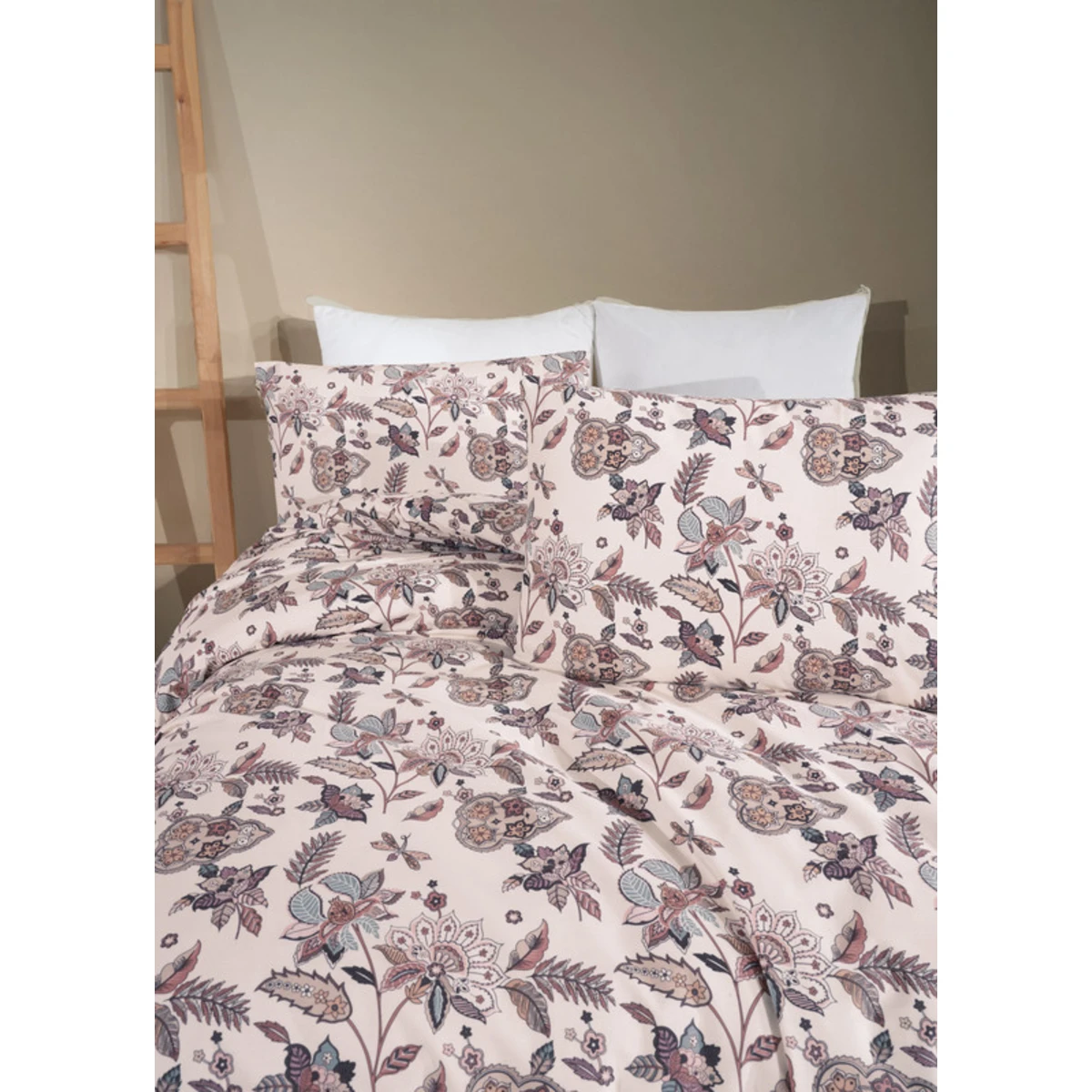 Manamo Traditional Duvet Cover With Pillow Case Cotton  200x220+50x70 cm(2)