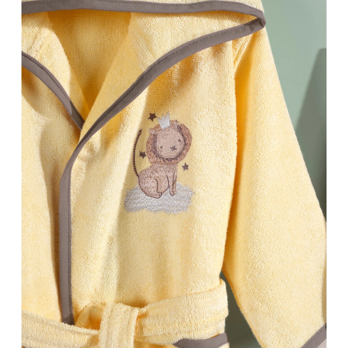 Manamo  Baby Zoo baby Bamboo Bathrobe Yellow 12/24 Month