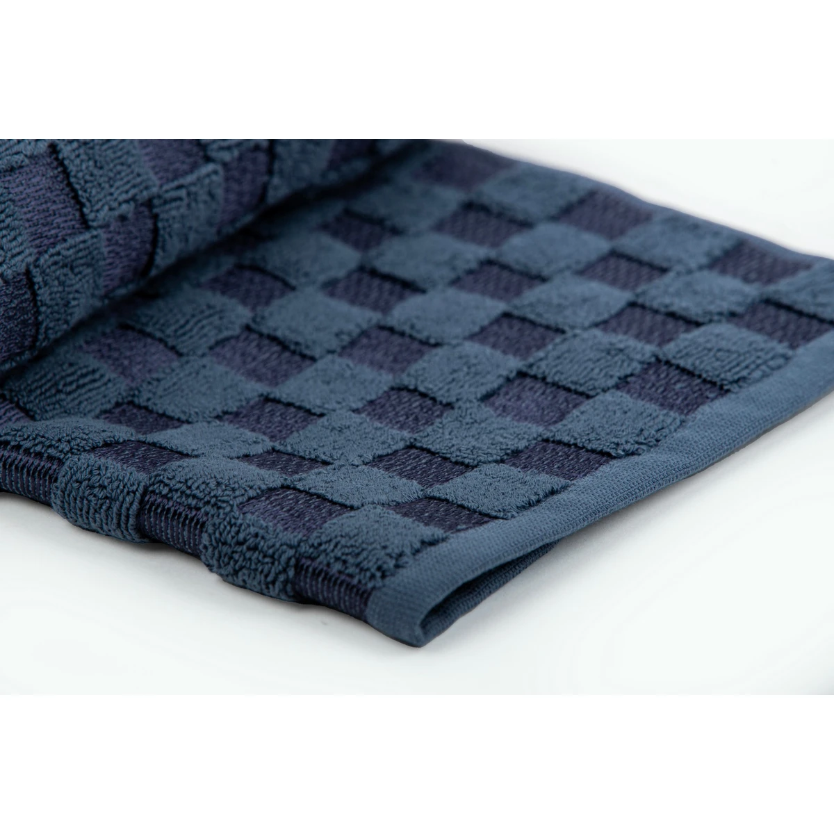 Manamo Checkers Cotton Bathmat Carbon 50x70  