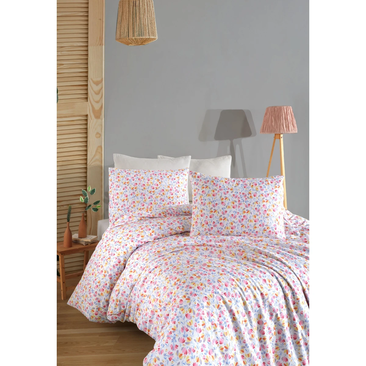 Manamo M&D Spring Duvet Cover With Pillow Case Cotton  Double Size 200x220+50x70 cm(2)