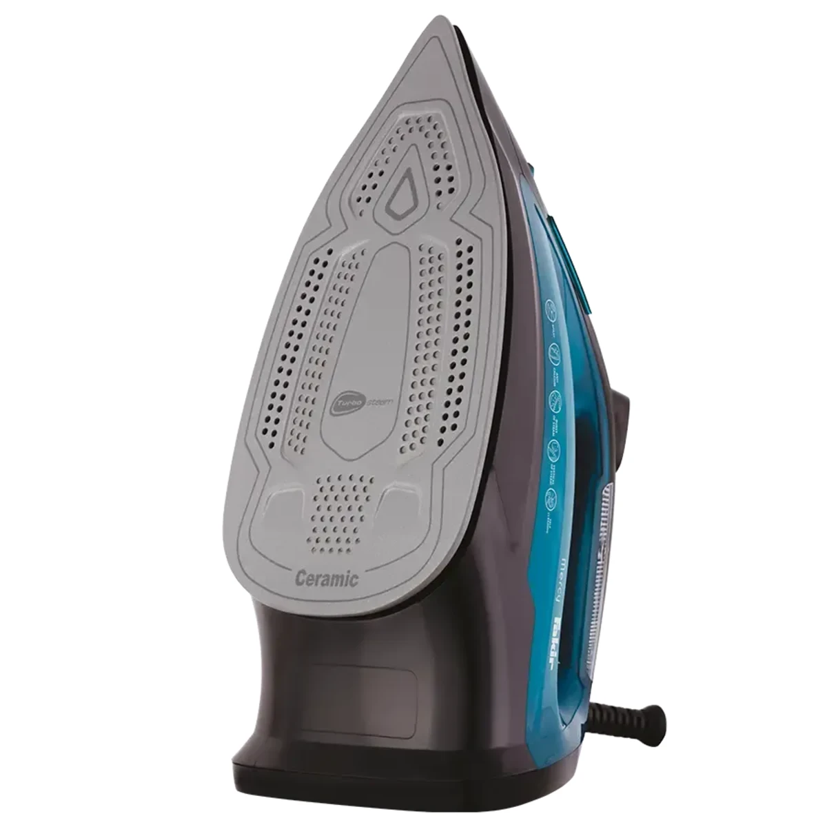 Fakir Mercy Steam Iron 25 g/min Continuous Steam, 2200W, Ceramic Soleplate Blue