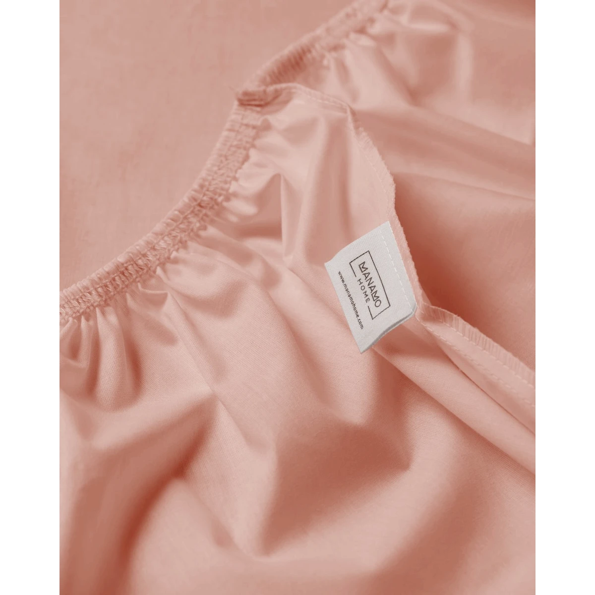 Manamo M&D Fitted Sheet Blush 100x200   