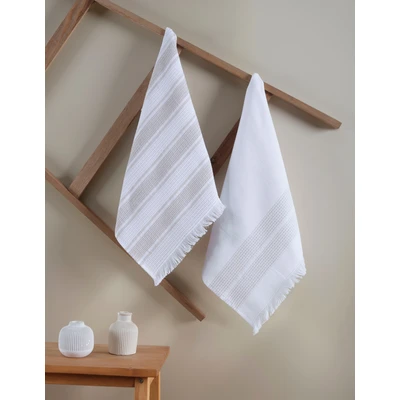 Manamo Missi Kitchen Towel  Cotton Beige Jacquard 50x70 cm (2pc)