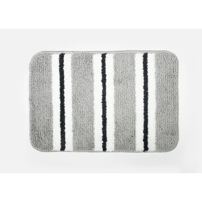 Manamo Hany Anti-slip Bath Mat Microfiber Light Grey 40x60 cm