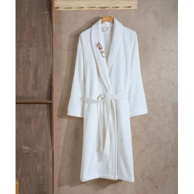 Manamo Elain Bathrobe Cotton Ecru 2XL/3XL