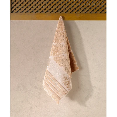 Manamo Paisley Jacquard Towel Face Camel 50X85 cm