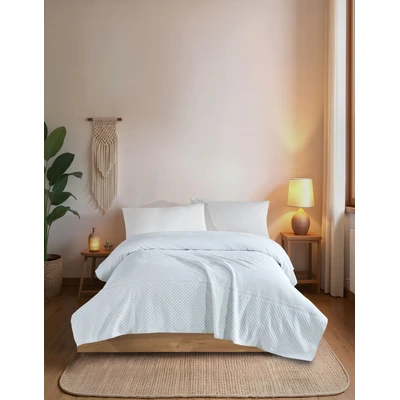 Manamo Kent Pike Cotton Towel White Double Size 220x240 cm