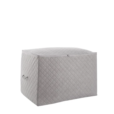 Manamo  Plain Organizer Quilted Grey 70x46x46 cm