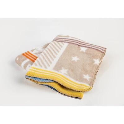 Manamo Pony Baby Blanket Cotton Acrylic Ecru  100x120 cm