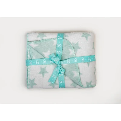 Manamo Luna Baby Blanket Cotton Acrylic Light Blue  100x120 cm